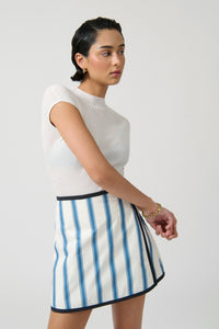 CONCHITA SKIRT - BLUE STRIPE