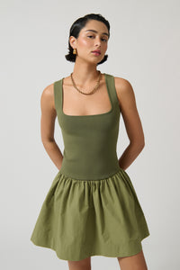 UXIA DRESS - KHAKI