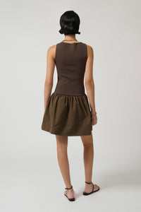 UXIA DRESS - CHOCOLATE