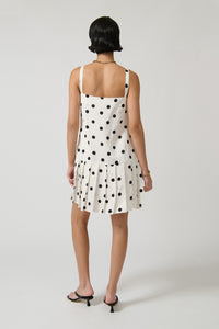 VERA DRESS - WHITE/BLACK